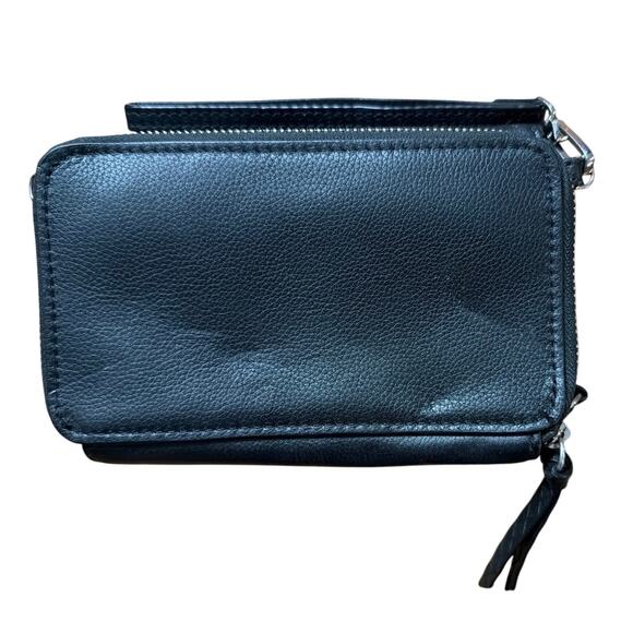 Vera Bradley Leather RFID Mallory Smartphone Wristlet In Black - Picture 3 of 7